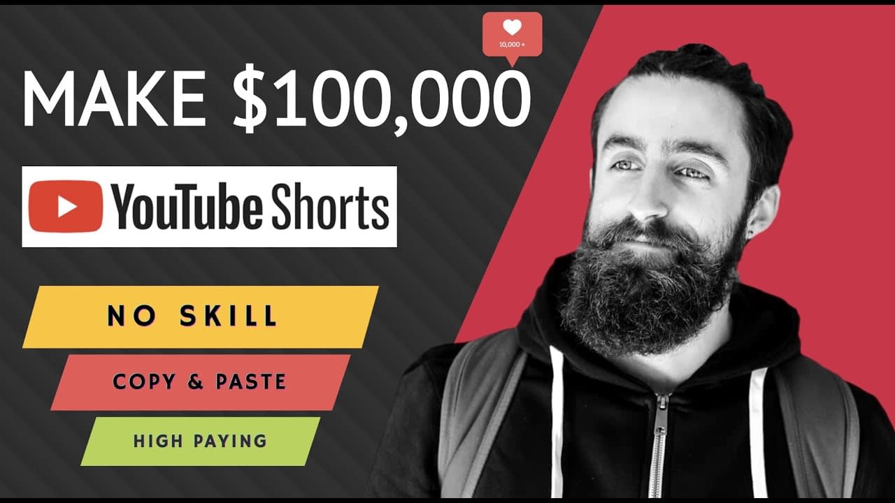 How To Make $100,000 With YouTube Shorts Without Making Videos - Income